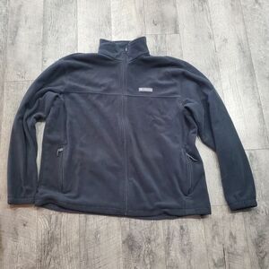 Black Columbia Fleece Zip Jacket 2xl